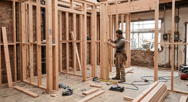 Timber Stud Framing in Kansas City, KS